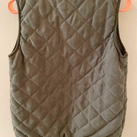 Reversible vest, green, Pink Lily, Size medium - Picture 4 of 6